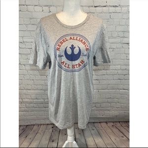STAR WARS Rebel Alliance T-shirt Gray-Large